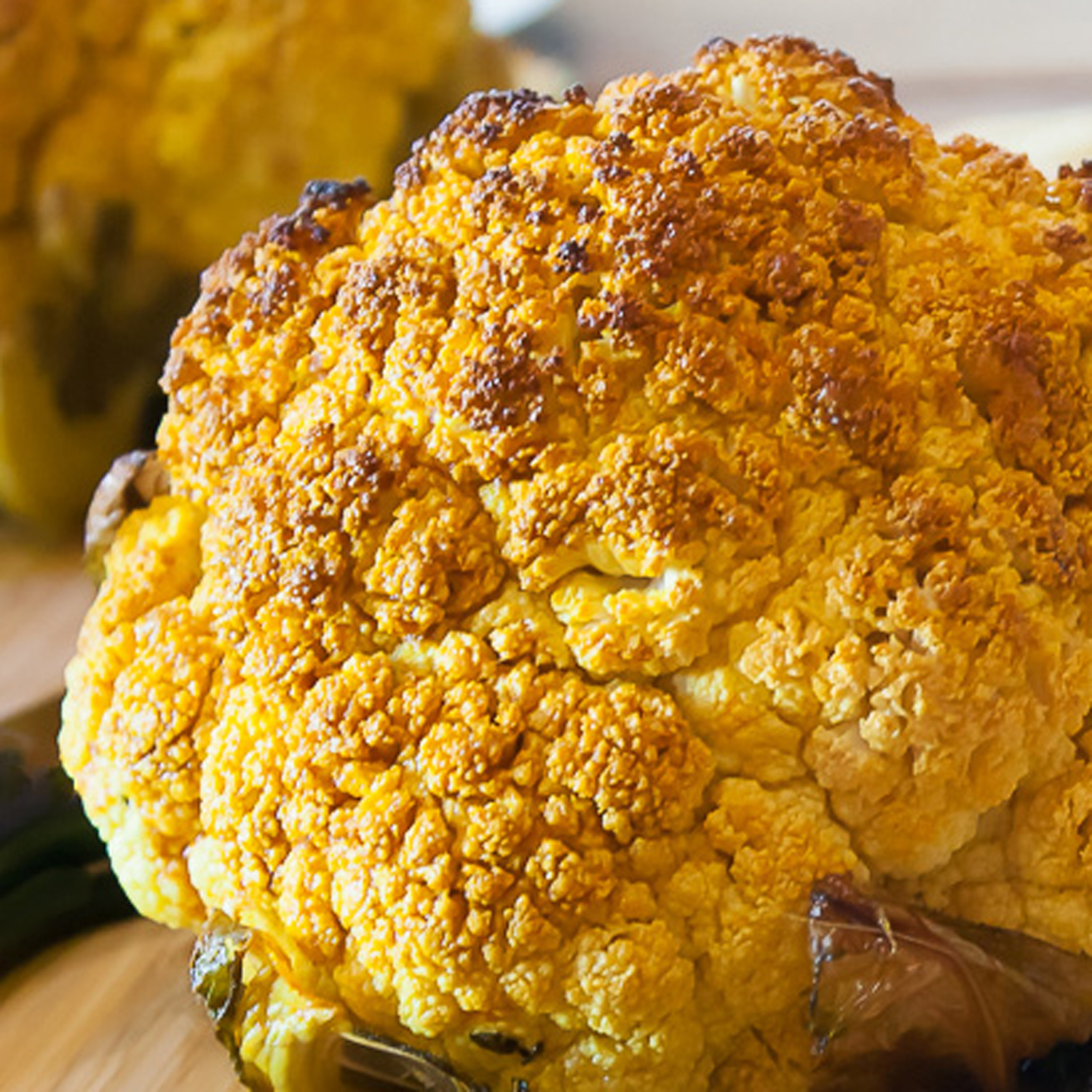 Easy Roasted Cauliflower with Sriracha Butter (GlutenFree) • The