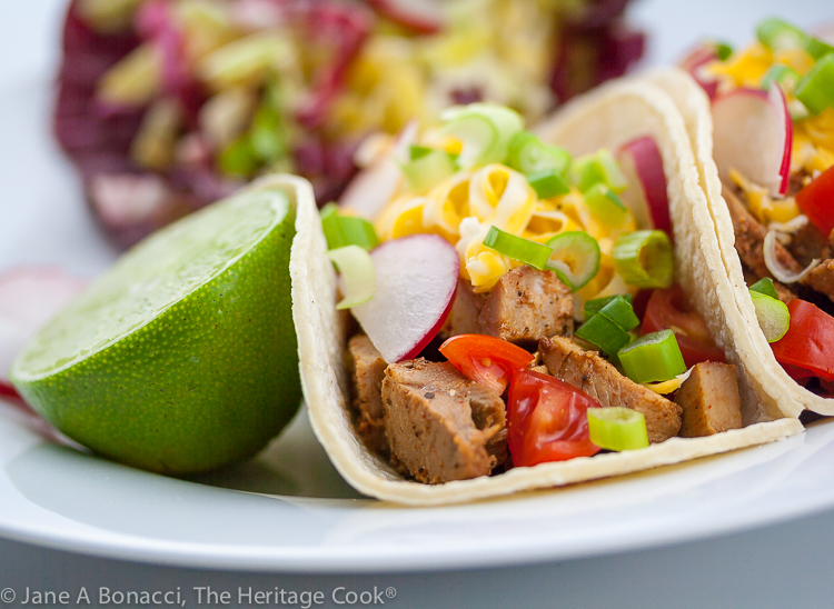 Carne Asada Street Tacos (Gluten Free) © 2020 Jane Bonacci, The Heritage Cook