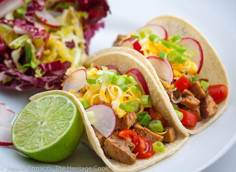 Carne Asada Street Tacos (Gluten Free) © 2020 Jane Bonacci, The Heritage Cook