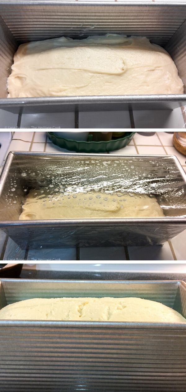 Making the bread in the oven