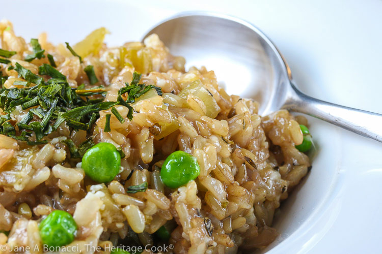 Instant Pot Parmesan Rice and Peas - The Recipe Pot