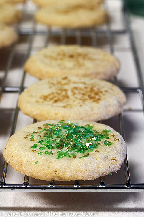 Amish Sugar Cookies © 2020 Jane Bonacci, The Heritage Cook