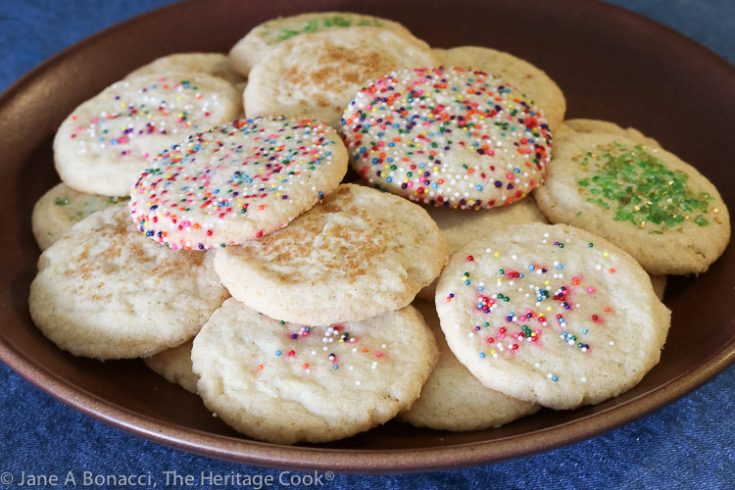 Amish Sugar Cookies © 2020 Jane Bonacci, The Heritage Cook