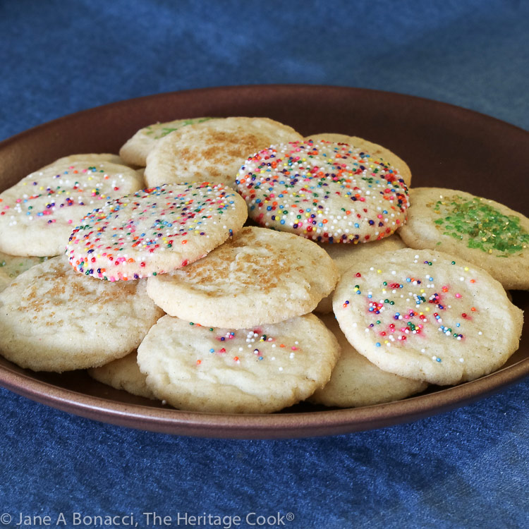 Amish Sugar Cookies © 2020 Jane Bonacci, The Heritage Cook