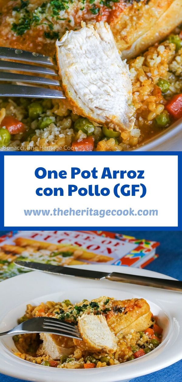 One Pot Arroz con Pollo from Taste of Tucson © 2020 Jane Bonacci, The Heritage Cook