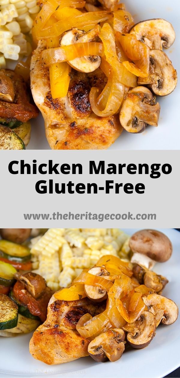Chicken Marengo (Gluten-Free) © 2020 Jane Bonacci, The Heritage Cook