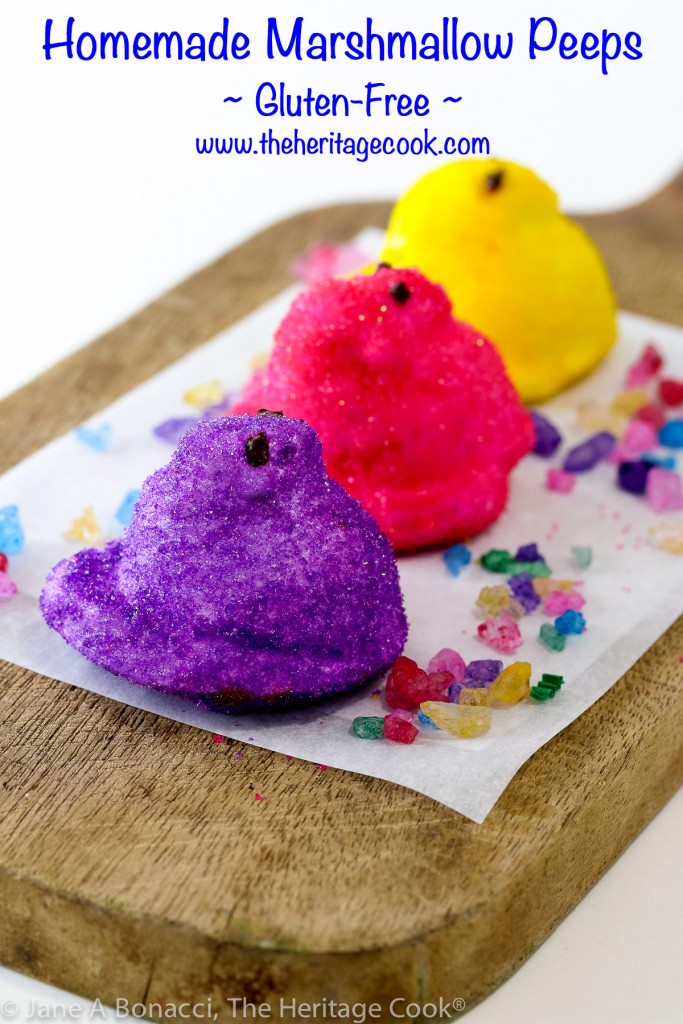 Homemade Marshmallow Peeps (GlutenFree) • The Heritage Cook