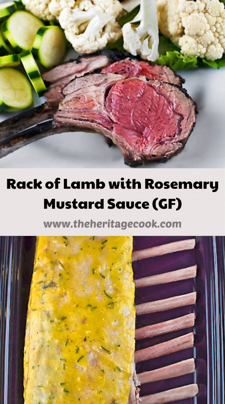 Rack of Lamb with Rosemary Mustard Glaze (GlutenFree) • The Heritage
