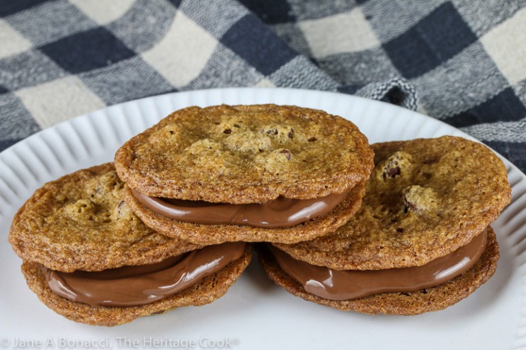 Nutella Sandwich Cookies (Gluten Free) • The Heritage Cook
