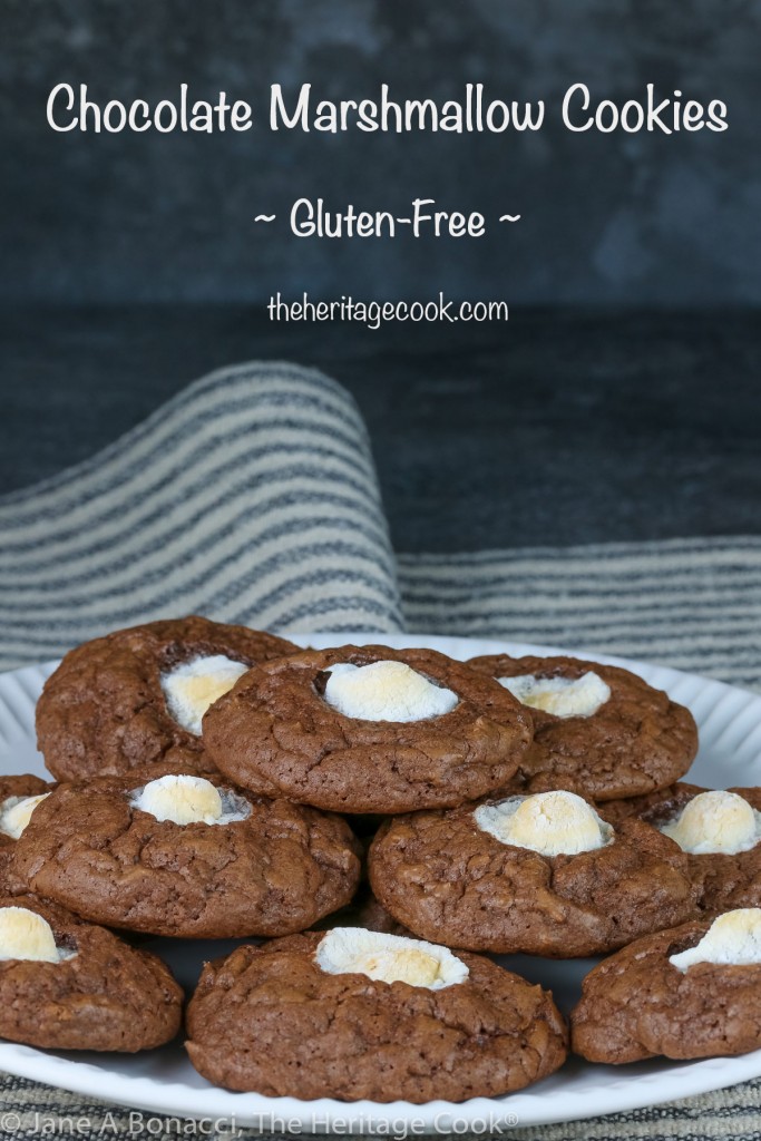 Chocolate Marshmallow Cookies (Gluten Free) • The Heritage Cook