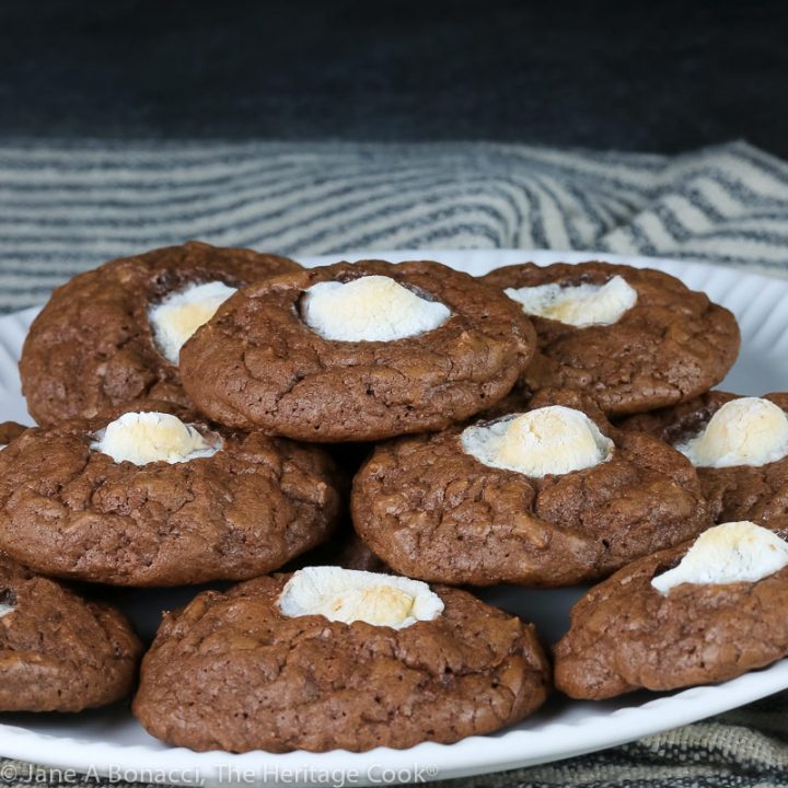 Chocolate Marshmallow Cookies (Gluten Free) • The Heritage Cook