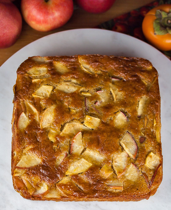 Gluten Free Apple and Pear Cake © 2021 Jane Bonacci, The Heritage Cook