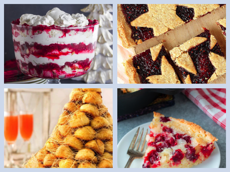 Holiday Sweets images; Collection of 130+ Holiday Favorite Recipes 2021; Assembled by Jane Bonacci, The Heritage Cook
