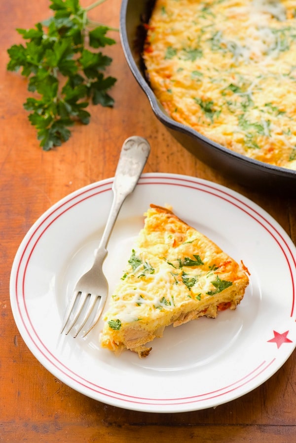 Italian Turkey Mashed Potato Frittata-Boulder Locavore; Collection of 70+Thanksgiving Leftover Recipes 2021 Assembled by Jane Bonacci, The Heritage Cook