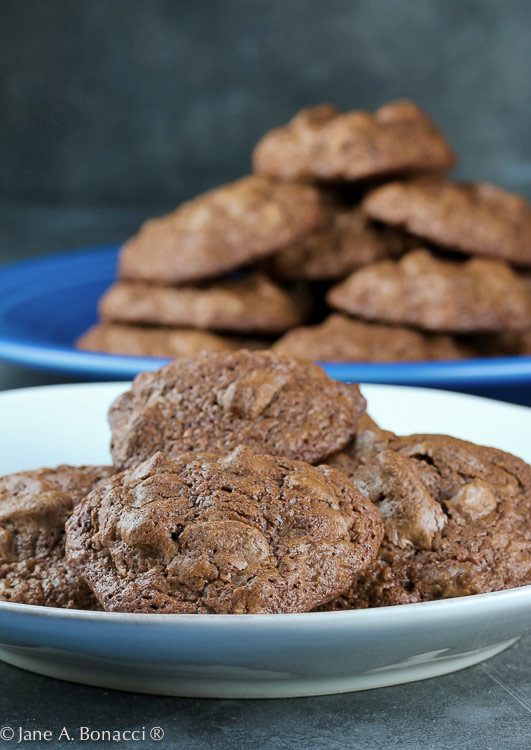 Easy Double Chocolate Drop Cookies (Gluten Free) © 2022 Jane Bonacci, The Heritage Cook