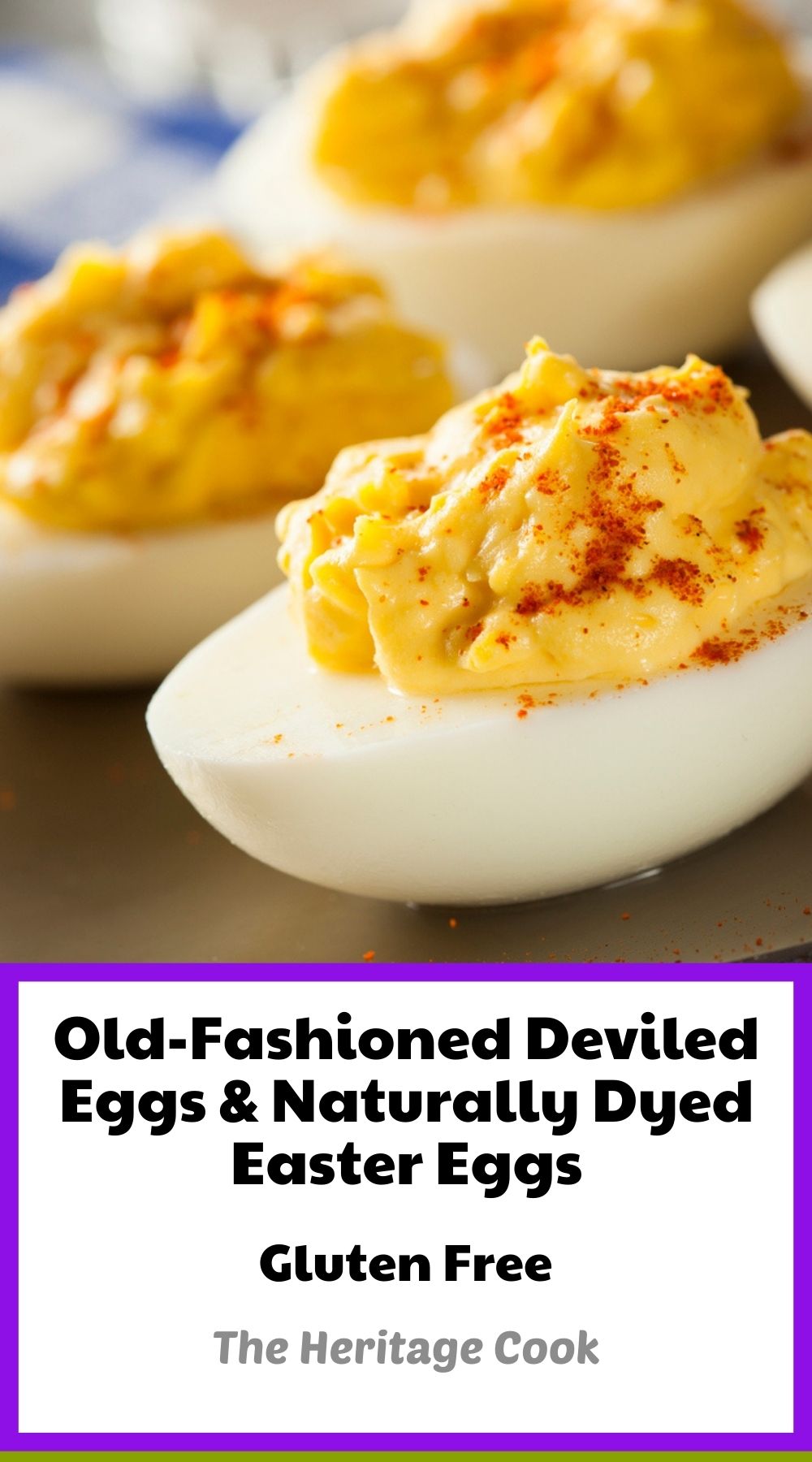 Natural Easter Egg Dying and Deviled Eggs Recipe; 2022 Jane Bonacci, The Heritage Cook