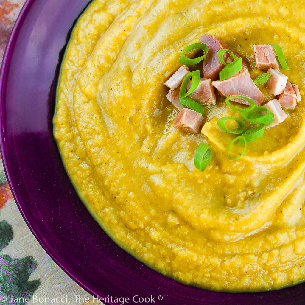 Yellow Split Pea Soup with Ham (GlutenFree) • The Heritage Cook