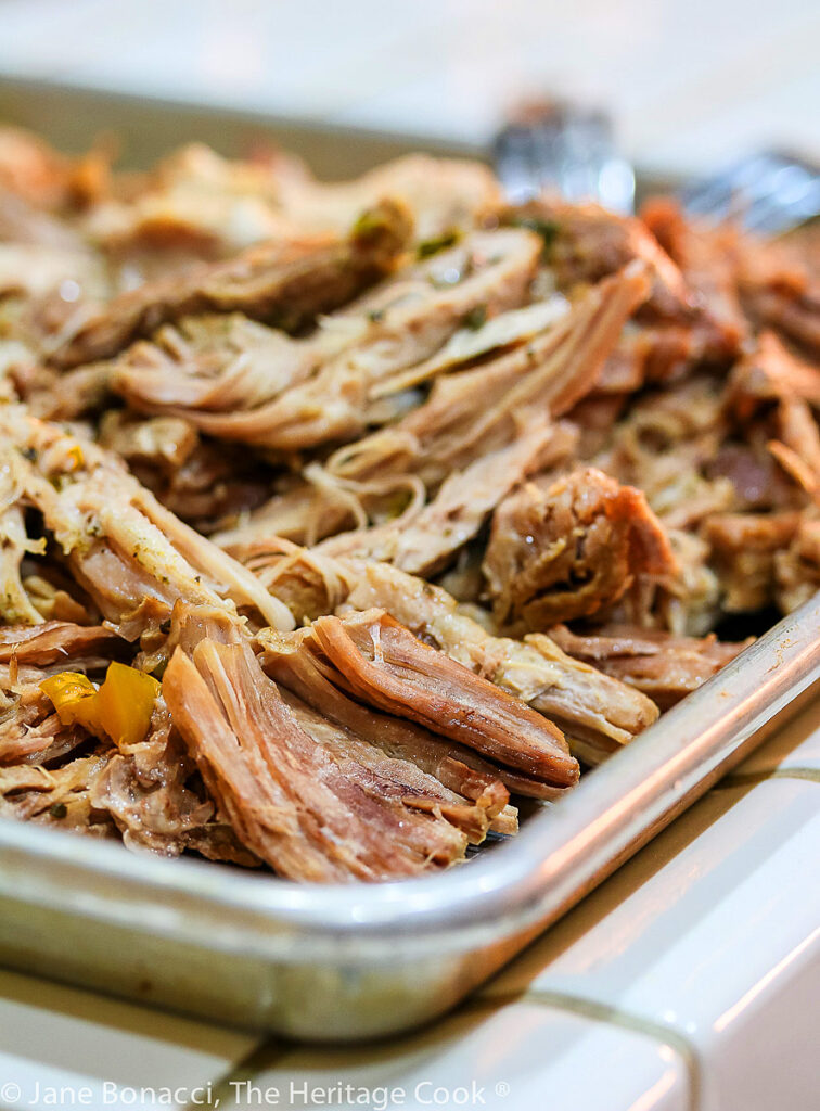 Instant Pot Green Chile Pork Tacos (Gluten Free) • The Heritage Cook