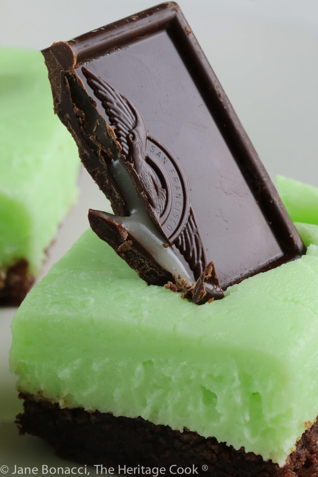 Minty Chocolate Brownies (Gluten Free) • The Heritage Cook