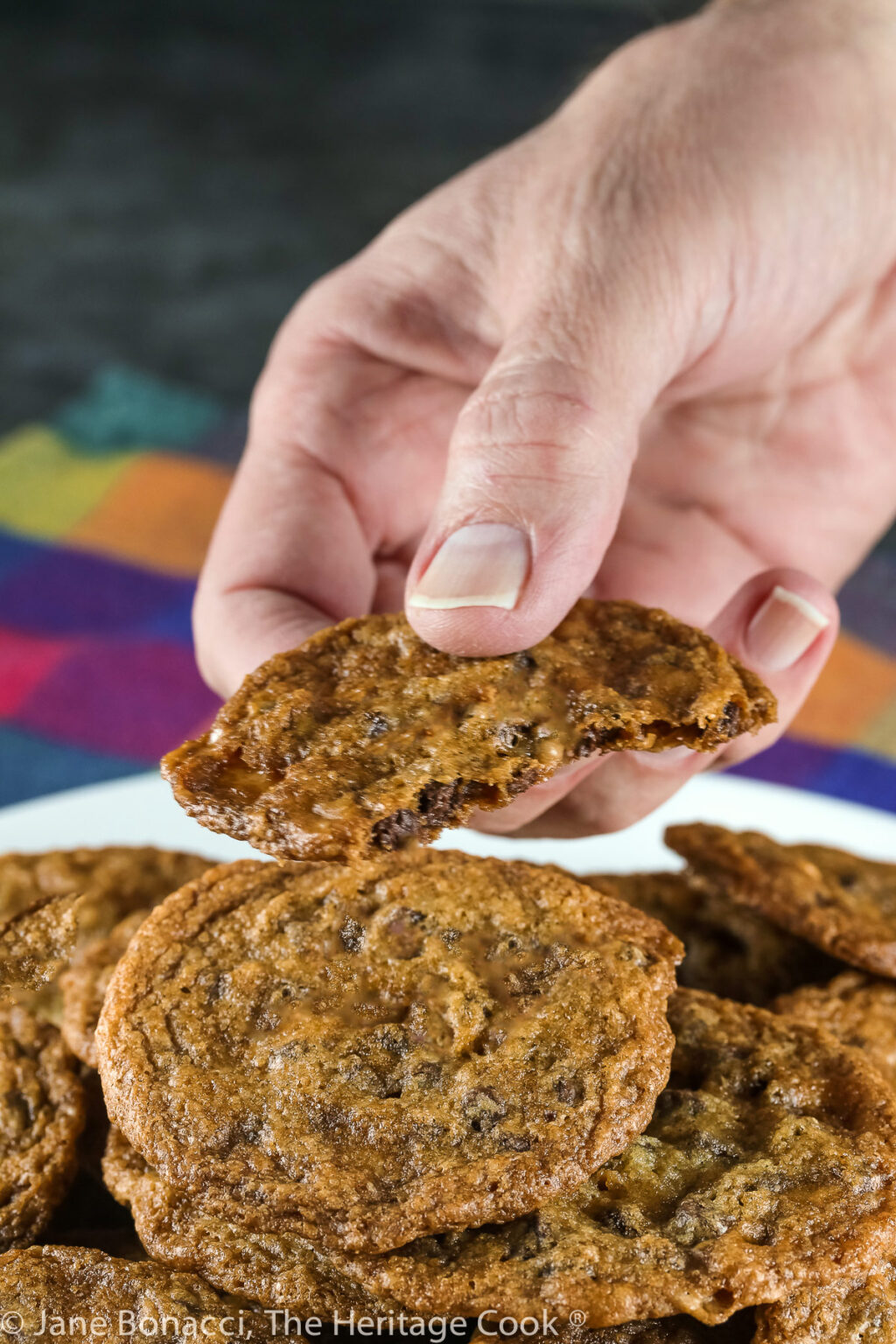 Easy Toffee Chocolate Chip Cookies (Gluten Free) • The Heritage Cook