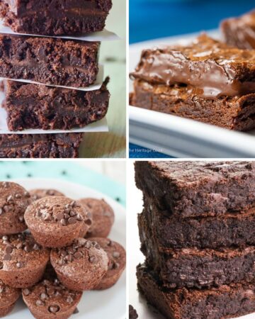 A collection of 12 chocolate brownie recipes from some of the finest bloggers on the Internet; Recipe collection compiled by Jane Bonacci, The Heritage Cook 2023