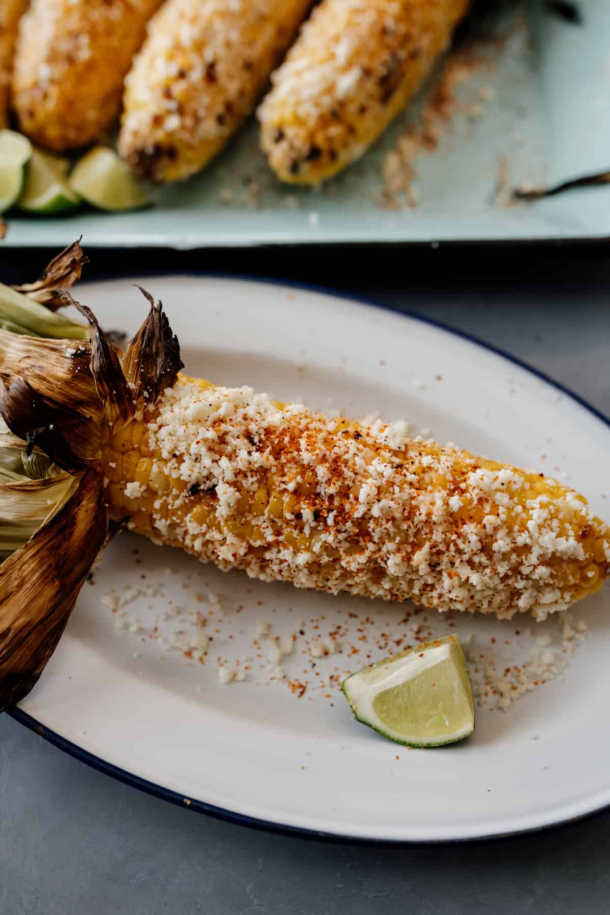 Mexican Street Corn; Collection of 25 Amazing BBQ Side Dishes from around the Web; compiled by Jane Bonacci, The Heritage Cook 2023. 
