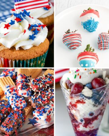 Collection of 10 of the Best 4th of July Chocolate Treats compiled by Jane Bonacci, The Heritage Cook.
