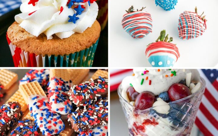 Collection of 10 of the Best 4th of July Chocolate Treats compiled by Jane Bonacci, The Heritage Cook.
