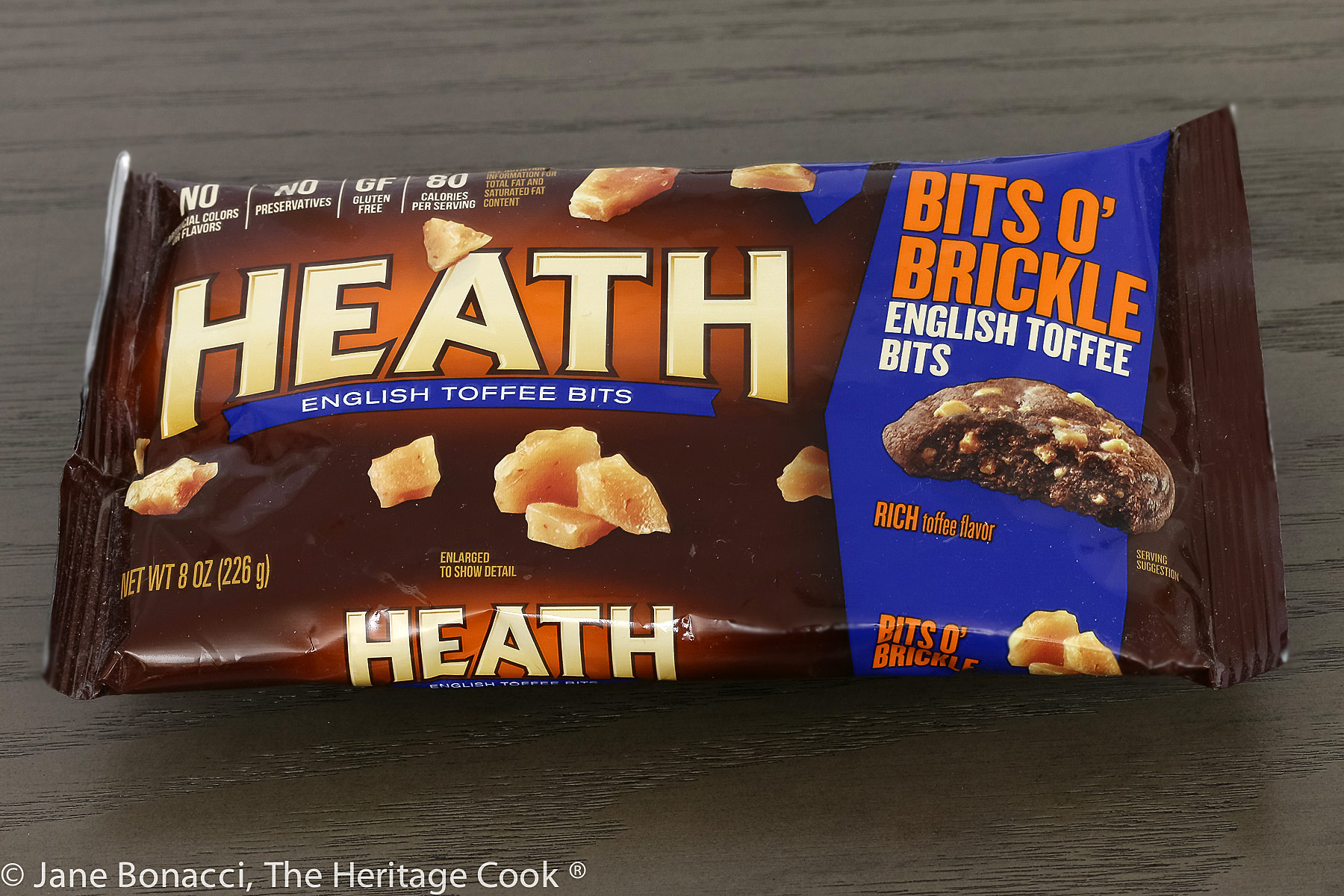 Bag of Heath Toffee Bits. 