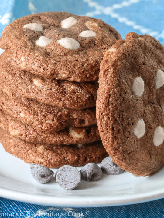 クッキー④ Quadruple Chocolate Cookies (Gluten Free) • The Heritage Cook ®