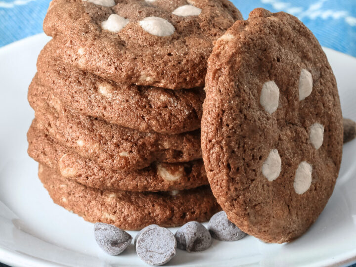 Quadruple Chocolate Cookies (Gluten Free) • The Heritage Cook ®