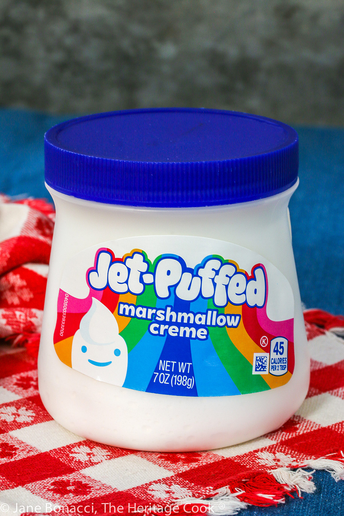 Jar of Jet Puffed Marshmallow Creme. 
