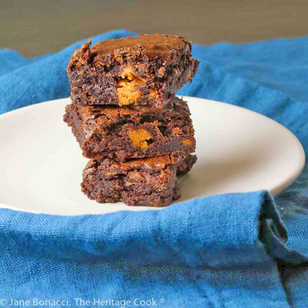Butterfinger Brownies (Gluten Free) • The Heritage Cook
