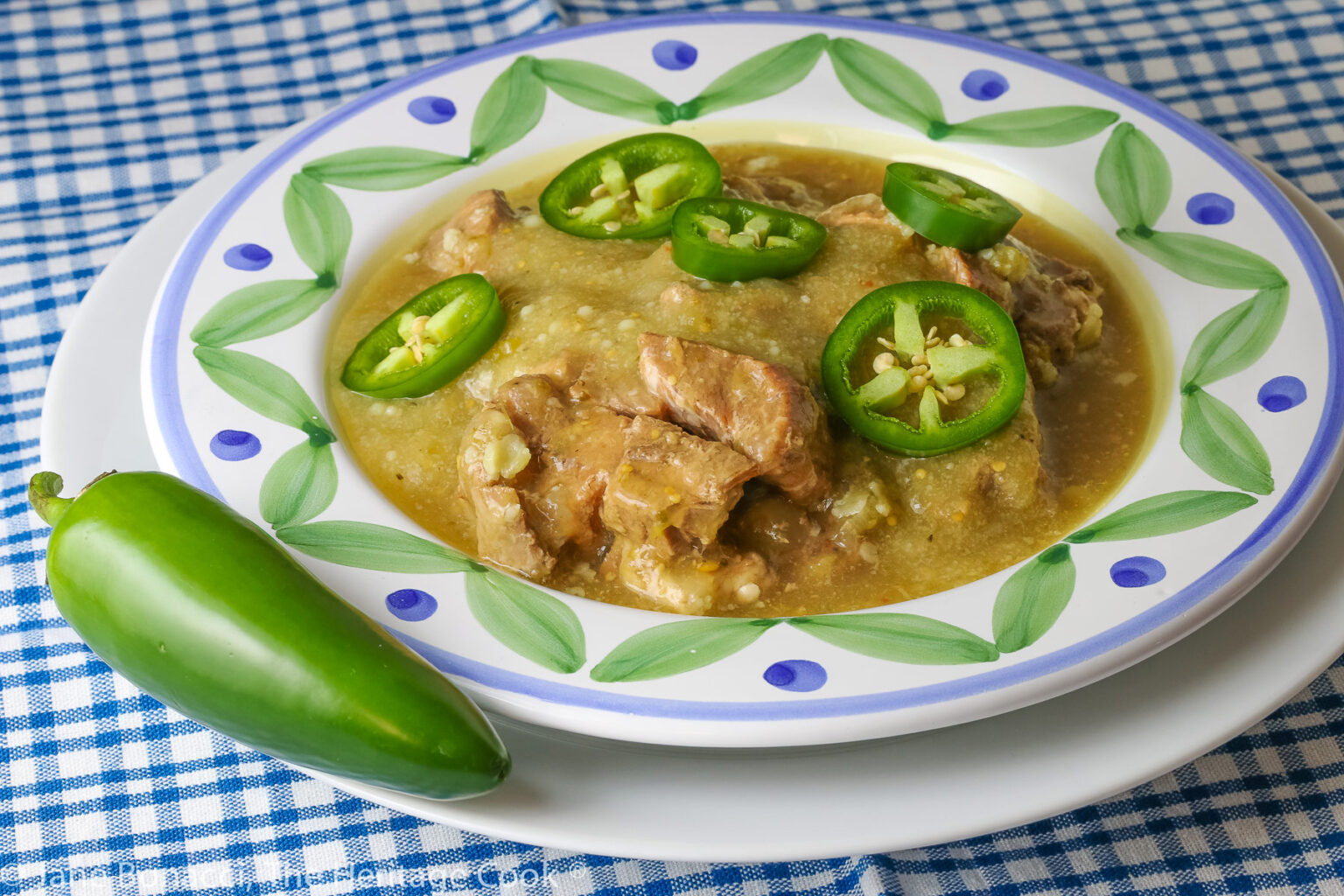Pork Chile Verde Instant Pot (Gluten Free) • The Heritage Cook