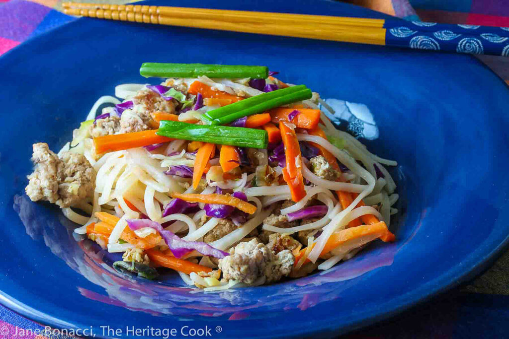 Potsticker Noodle Bowls (Gluten Free and Soy Free) • The Heritage Cook