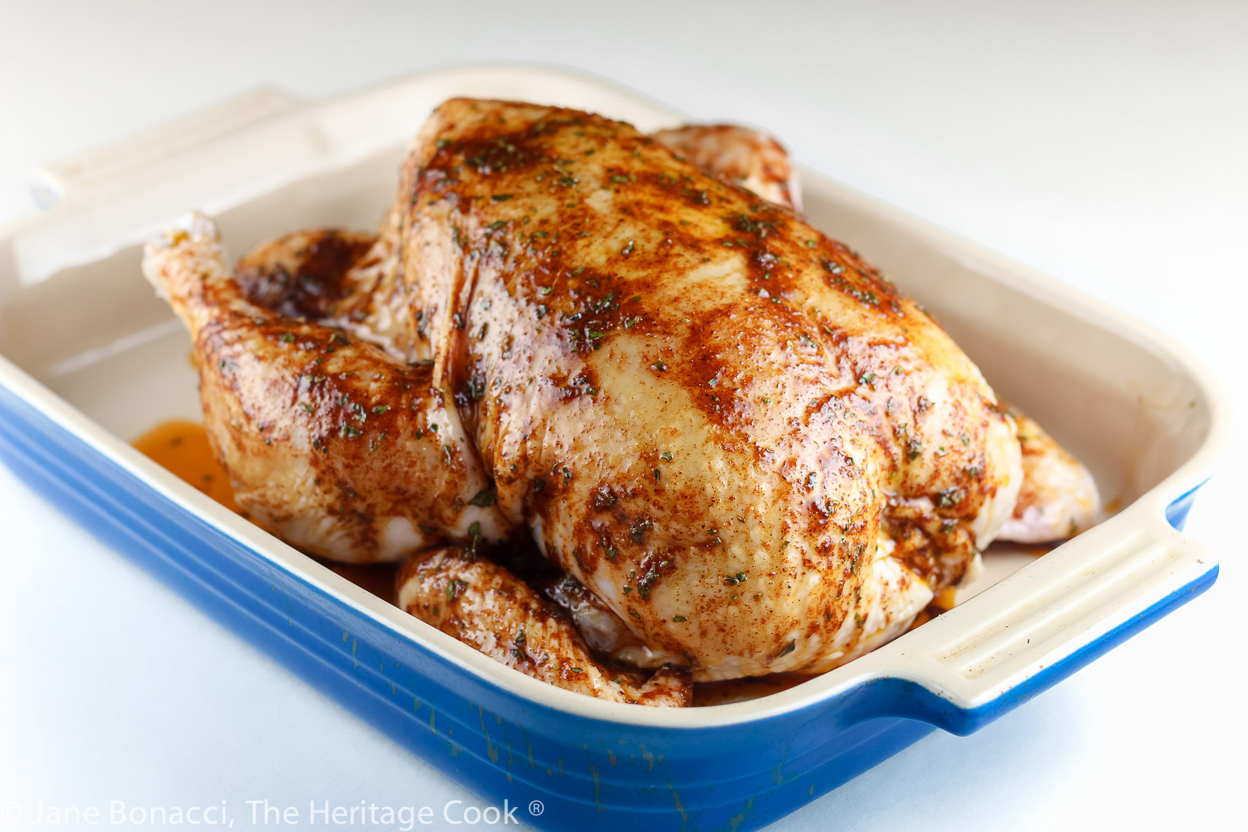 Chicken is ready for roasting!