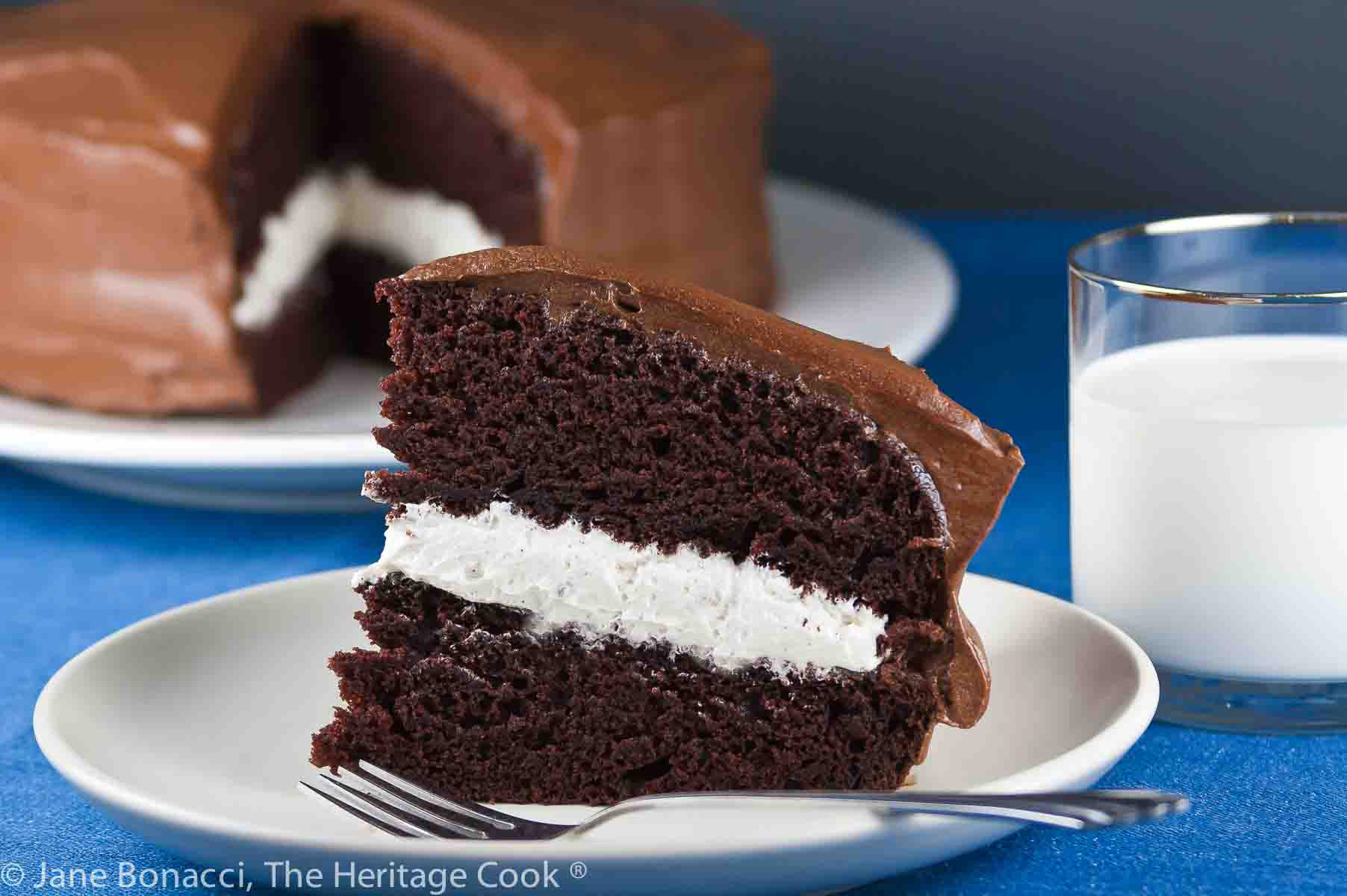 Little Debbie Layer Cake; Collection of the Top 10 Chocolate Recipes from 2023 on The Heritage Cook website © 2023 compiled by Jane Bonacci, The Heritage Cook. 
