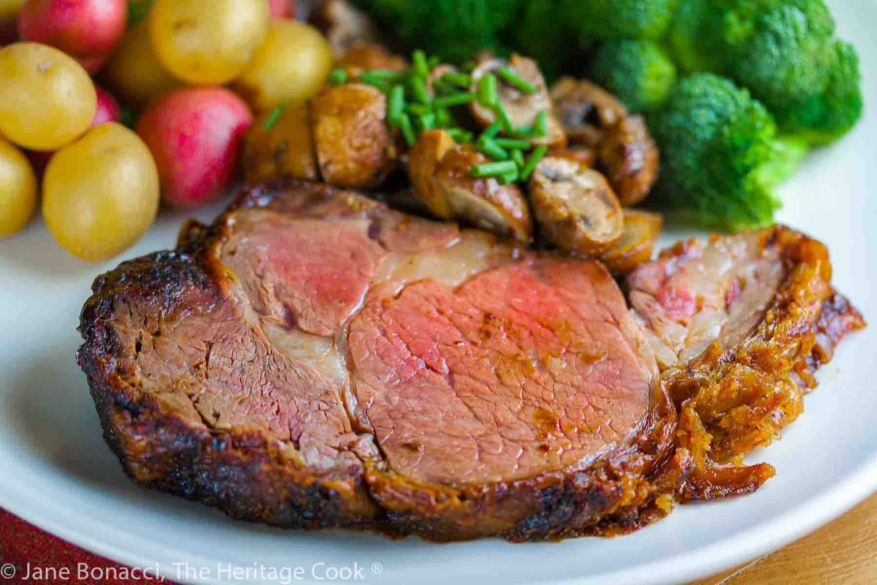 Easiest Prime Rib; This is a compilation of the top 15 Fan Favorites for 2023 on The Heritage Cook. Collected by Jane Bonacci, The Heritage Cook © 2023. 