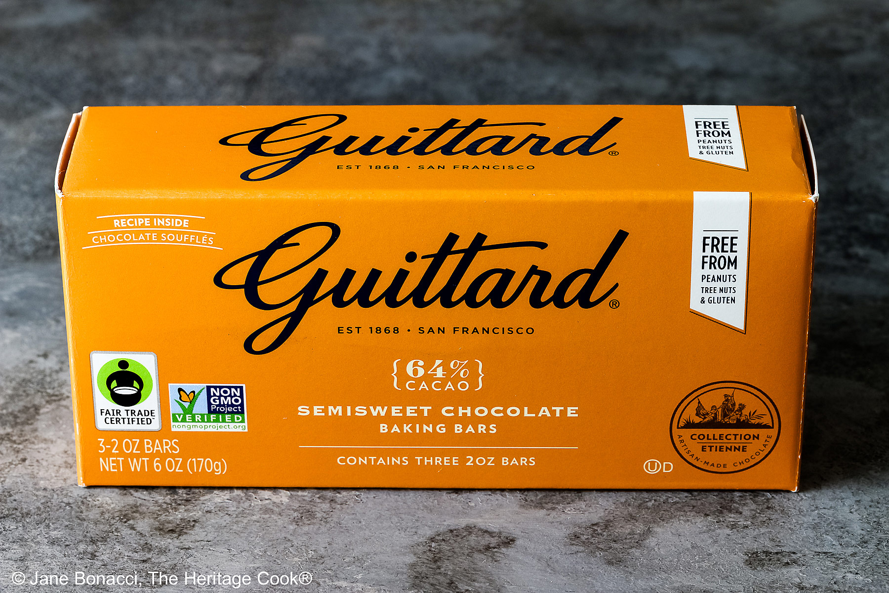 Box of Guittard Chocolate baking bars, perfect for all your baking!