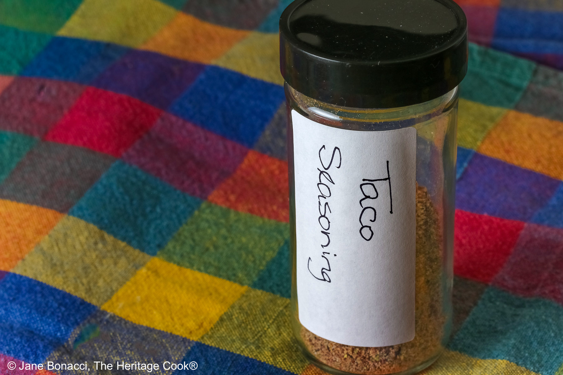 Bottle of homemade taco seasoning, or use a gluten-free store-bought variety.