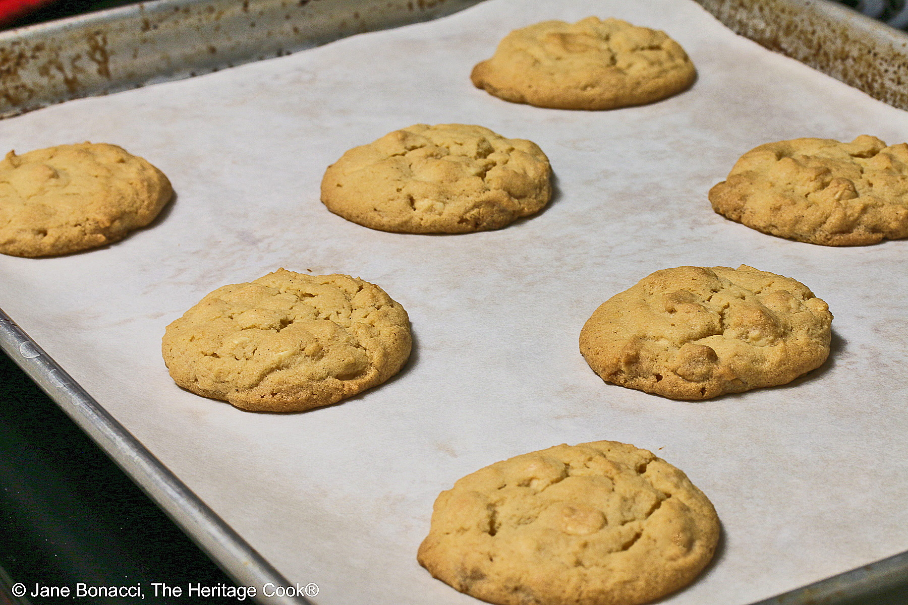 Hot from the oven and resting before being transferred to wire racks.